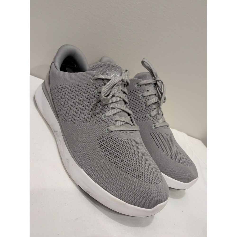 Kizik Lima Storm Grey HandsFree Slip On Sneakers Mens 12 X-Wide F4FC.DLIMGY04-4E